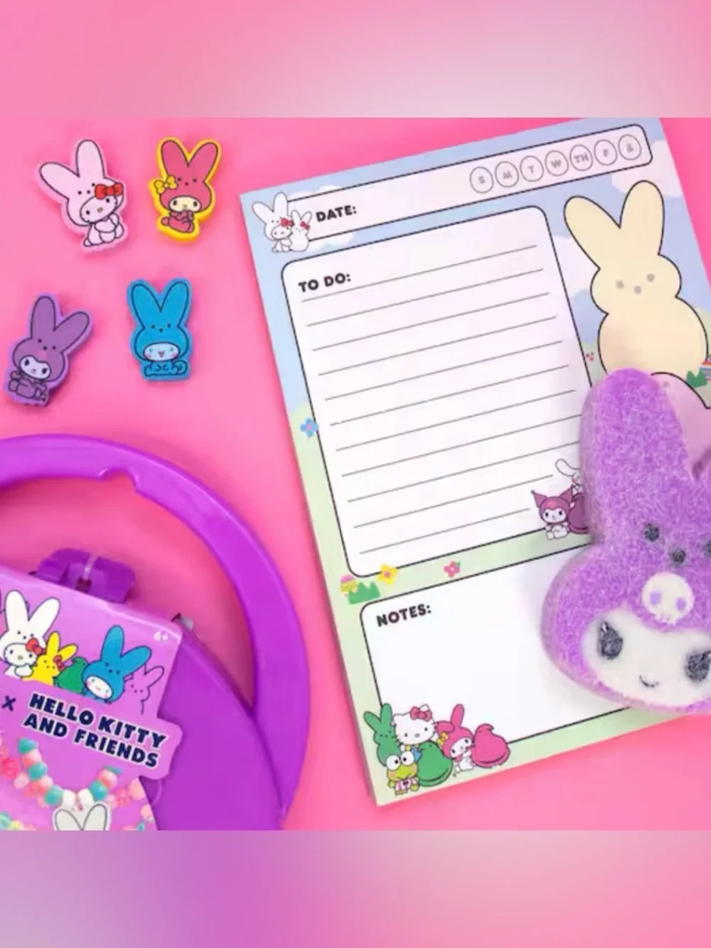 PEEPS x HELLO KITTY AND FRIENDS MEMO PAD SET